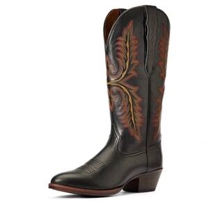 Ariat Women’s Heritage Black Western Boot Elastic Calf